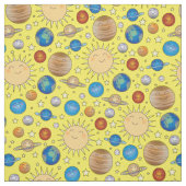 宇宙惑星シス太陽のテム ファブリック (見本)