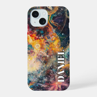 宇宙惑星スペースマルチカラーケース iPhone 15ケース