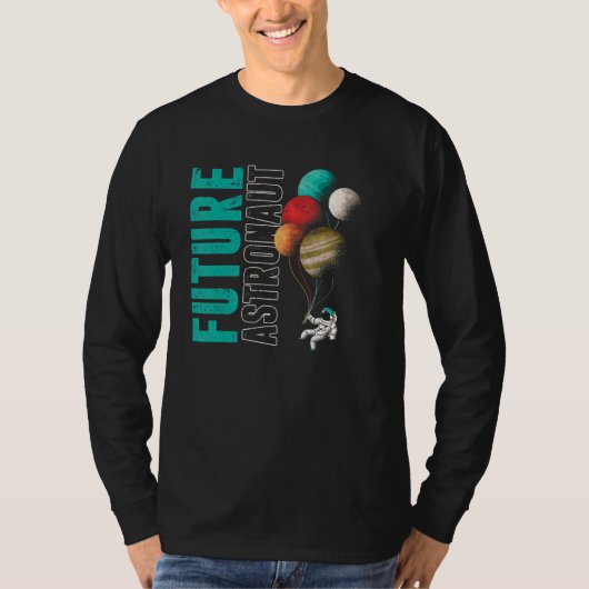宇宙惑星バルーン宇宙子供たちの未来A Tシャツ (正面)
