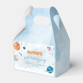 宇宙惑星バースデーパーティーお願いボックス フェイバーボックス (裏面サイド)