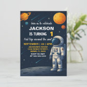 宇宙惑星パーティー招待状 招待状 (スタンド正面)