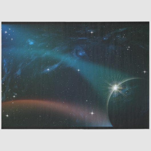 宇宙惑星ファンタジー分離ティッシュペーパー 薄葉紙 (正面)