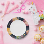 宇宙惑星ブルー ペーパープレート (パーティー)