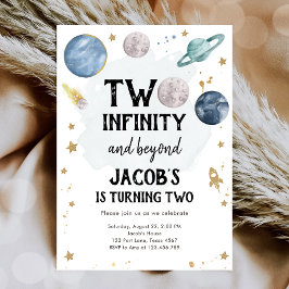 宇宙惑星ボーイセカンド誕生日招待状 招待状