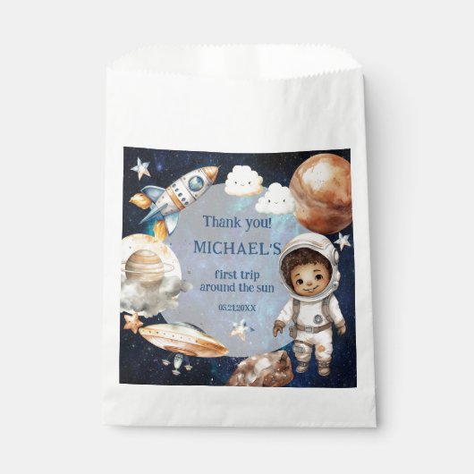 宇宙惑星ボーイファースト誕生日優先バッグ フェイバーバッグ (正面)