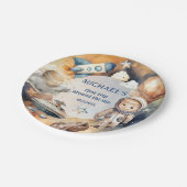 宇宙惑星ボーイファースト誕生日 ペーパープレート (アングル)