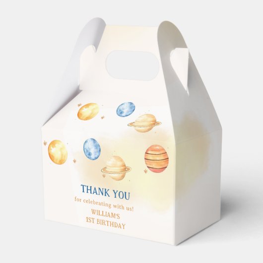 宇宙惑星ボーイ銀河系ファーストトリップ誕生日 フェイバーボックス (正面サイド)