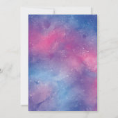 宇宙惑星ボーイ1歳の招待状 招待状 (裏面)