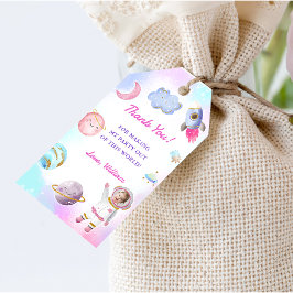 宇宙惑星ロケット船ありがとうギフトラベル ギフトタグ