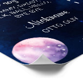 宇宙惑星初の誕生日マイルストーン ポスター (角)