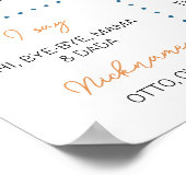 宇宙惑星初の誕生日マイルストーン ポスター (角)