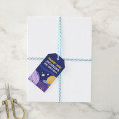 宇宙惑星子供の誕生日党 ギフトタグ (より糸付き)