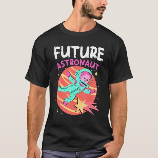 宇宙惑星宇宙宇宙子供の科学の未来 Tシャツ (正面)