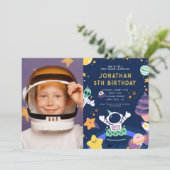 宇宙惑星宇宙宇宙結線誕生日 招待状 (スタンド正面)