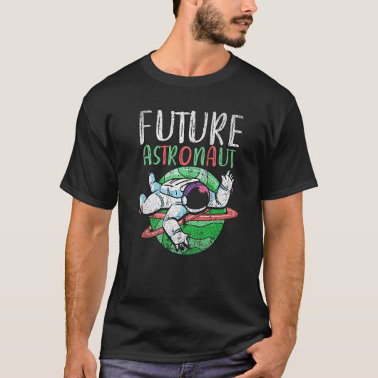 宇宙惑星宇宙科学銀河系未来 Tシャツ (正面)
