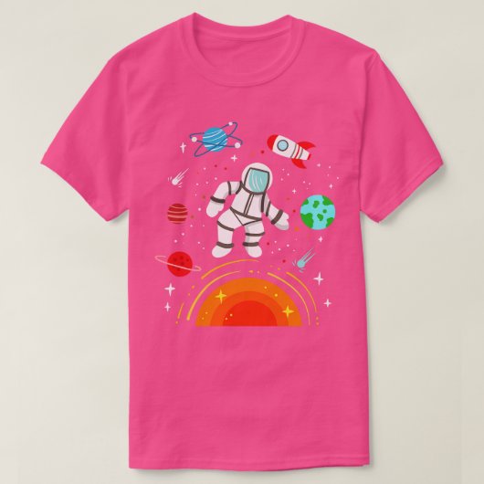 宇宙惑星宇宙空間1 Tシャツ (デザイン正面)