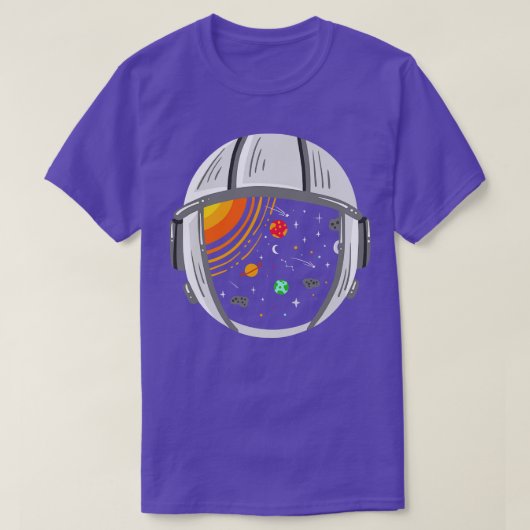 宇宙惑星宇宙空間 Tシャツ (デザイン正面)