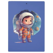 宇宙惑星宇宙飛行士の子供の名前 クリップボード (裏面)
