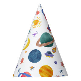 宇宙惑星宇宙飛行士ムーンスターズ誕生日 パーティーハット