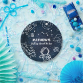 宇宙惑星宇宙飛行士1世誕生日ボーイ ペーパープレート (パーティー)