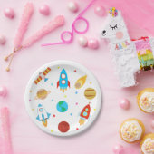 宇宙惑星星銀河系 ペーパープレート (パーティー)