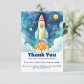 宇宙惑星第1誕生日 サンキューカード (スタンド正面)