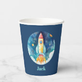 宇宙惑星第1誕生日 紙コップ (裏面)