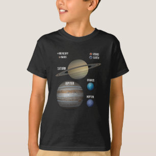 宇宙惑星系天太陽のの川 Tシャツ