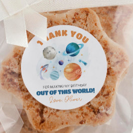 宇宙惑星誕生会 ラウンドシール