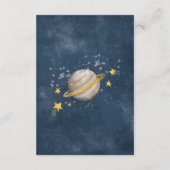 宇宙惑星銀河系ムーンスターブックスベビー エンクロージャーカード (裏面)