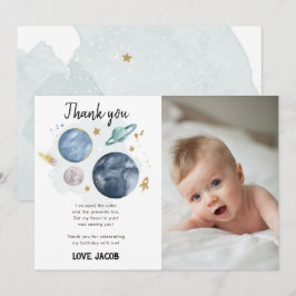 宇宙惑星銀河系少年サンキューカード 招待状