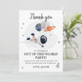 宇宙惑星銀河系少年サンキューカード 招待状 (スタンド正面)