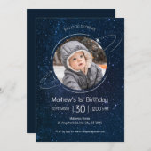 宇宙惑星1st誕生日 招待状 (正面/裏面)