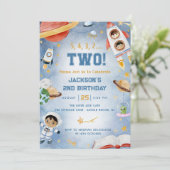 宇宙惑星2nd誕生日パーティー 招待状 (スタンド正面)