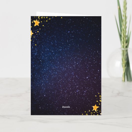 宇宙惑星 サンキューカード (裏面)