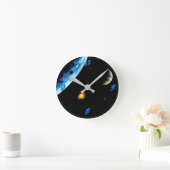 宇宙惑星 ラウンド壁時計 (ホーム)
