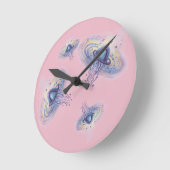 宇宙惑星 ラウンド壁時計 (傾斜)