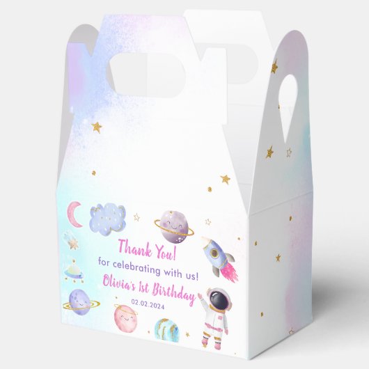 宇宙惑星&ロケット船誕生日パーティー フェイバーボックス (オープン)