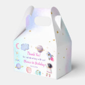 宇宙惑星&ロケット船誕生日パーティー フェイバーボックス (正面サイド)