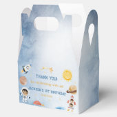 宇宙惑星&ロケット船誕生日パーティー フェイバーボックス (オープン)