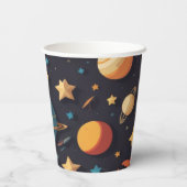 宇宙惑星 紙コップ (裏面)