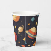 宇宙惑星 紙コップ (右)