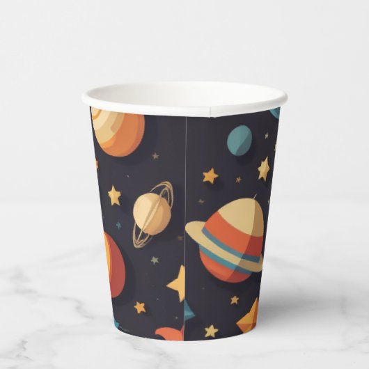 宇宙惑星 紙コップ (右)