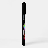 宇宙愛に包まれるエイリアンカップル iPhoneケース (右側面)