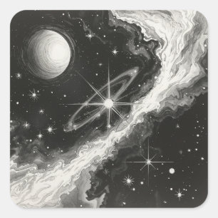 宇宙愛好家のための絵画 スクエアシール