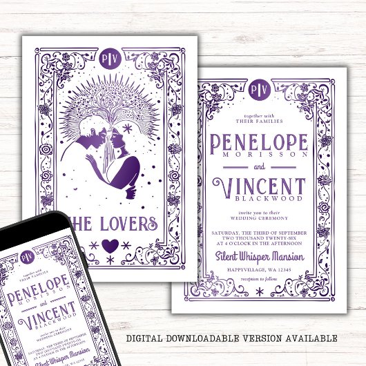 宇宙愛好家 |タロット結婚ズ 招待状