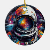 宇宙感じ内 – Cosmic Odyssey セラミックオーナメント (正面)
