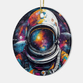 宇宙感じ内 – Cosmic Odyssey セラミックオーナメント (左)