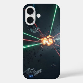 宇宙戦の大舞台 iPhone 16ケース