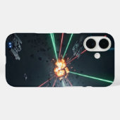 宇宙戦の大舞台 Case-Mate iPhoneケース (裏面 (横))